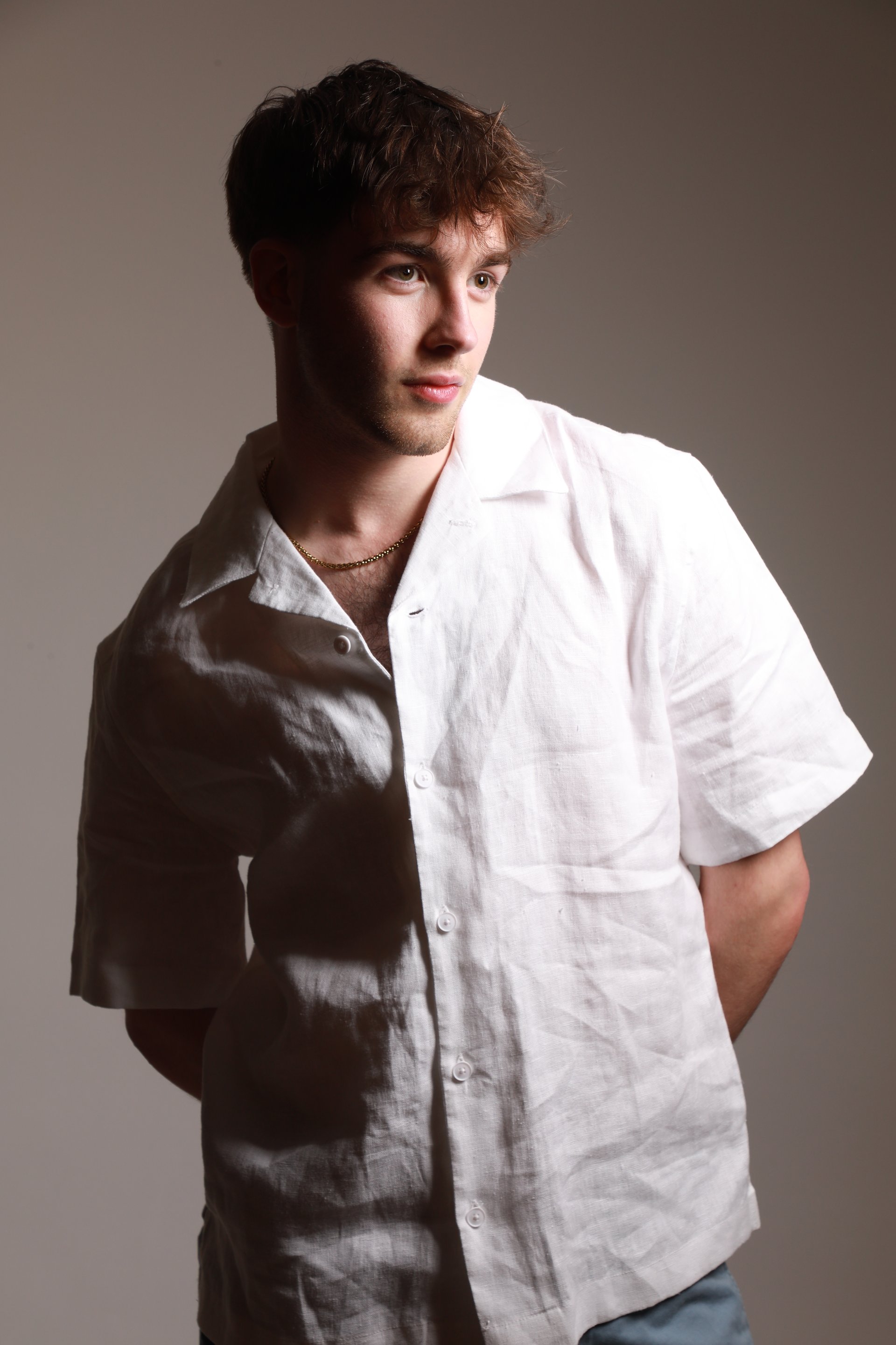 Monty Beldon fashion campaign photograph UK editorial model