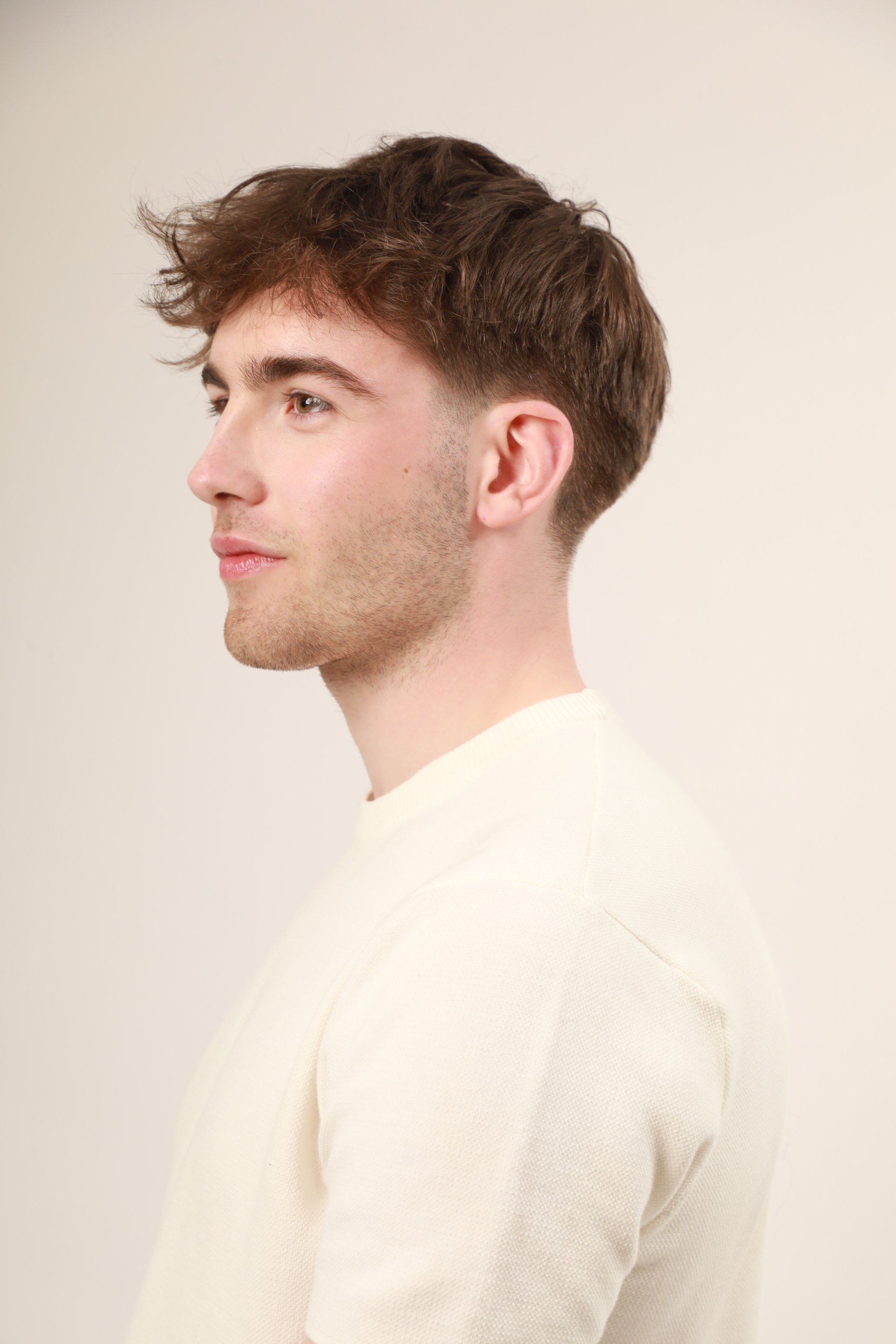 Monty Beldon outdoor modeling session UK male fashion model