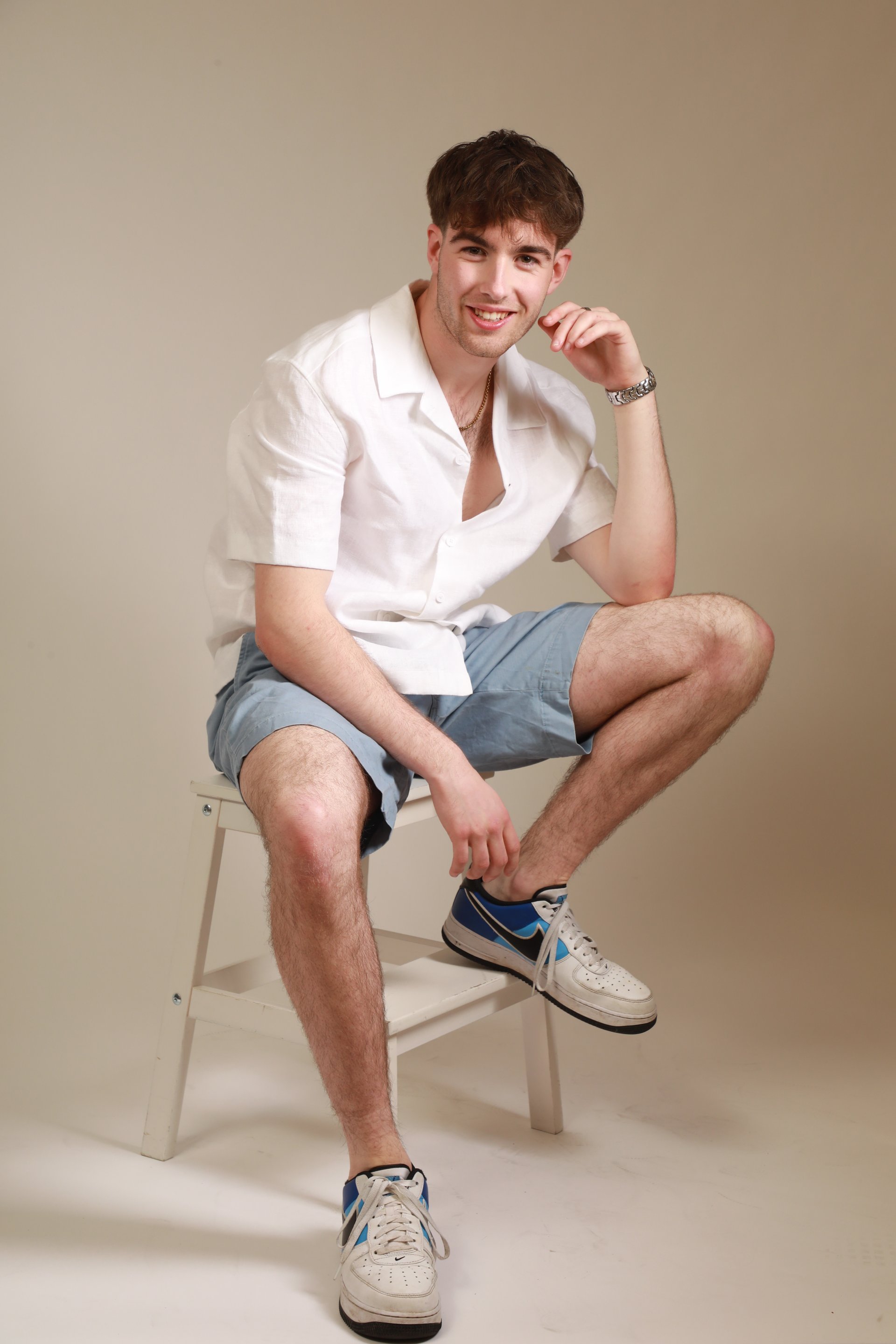 Monty Beldon professional fashion model British editorial work